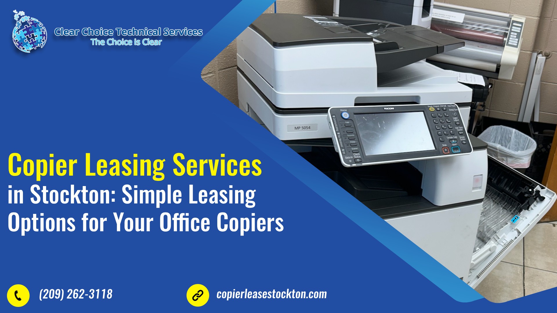 Read more about the article Copier Leasing Services in Stockton: Simple Leasing Options for Your Office Copiers